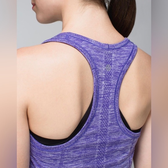 Lululemon Run Swiftly Tech‎ Racerback Tank Top Berry Purple Size 4 US  W1F10S - Picture 8 of 11